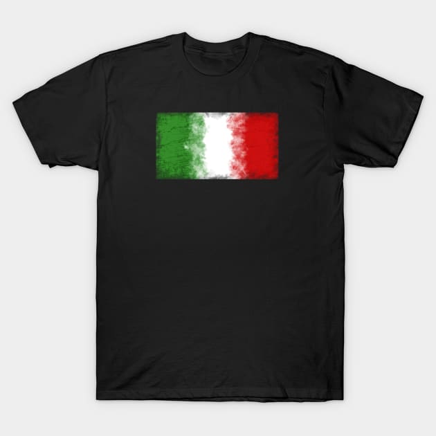 Italian Flag T-Shirt by rachybattlebot